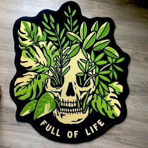 Full Of Life Skull Rug